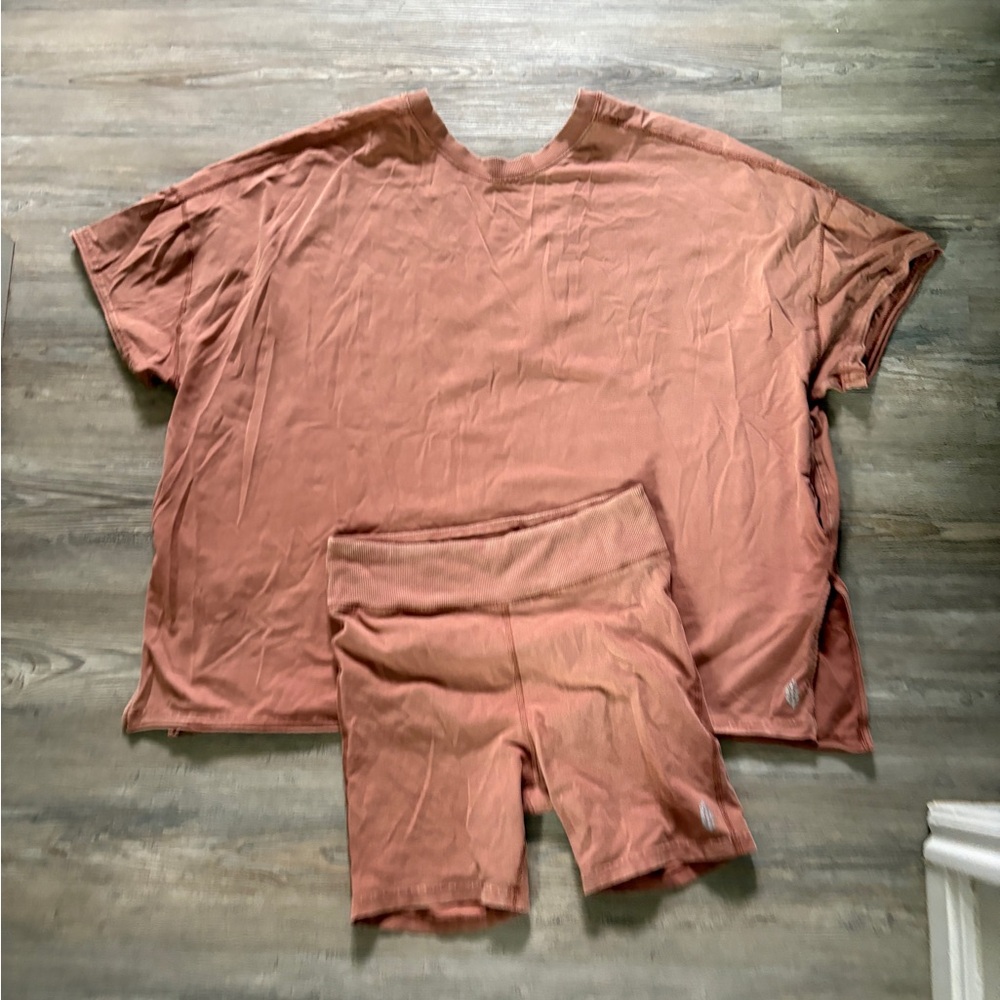 Free People Movement Hot Shot Reversible Set --Sunbaked --M